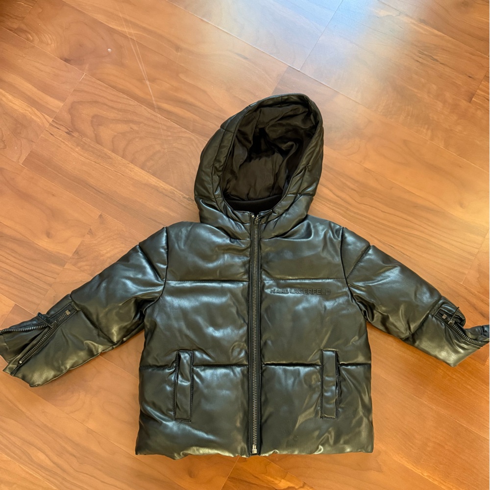 Karl Lagerfeld Black Quilted Jacket